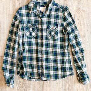 Forever 21 Plaid Button Up